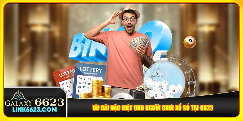 Ưu đãi đặc biệt cho người chơi xổ số tại 6623